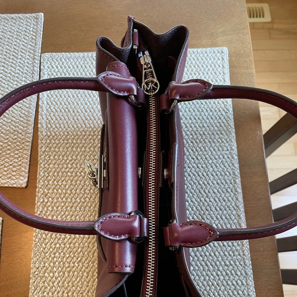 Michael Kors Merlot Satchel - Picture 7 of 11
